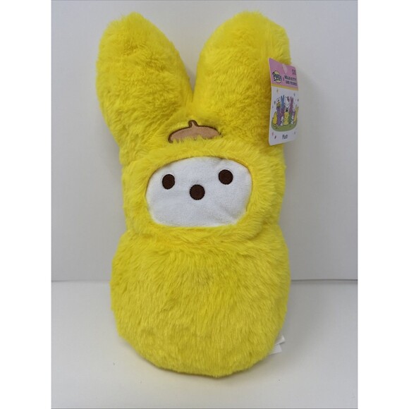 PEEPS Easter Bunny Hello Kitty & Friends POMPOMPURIN 12" Plush + 6" BAG CLIP - Picture 5 of 8